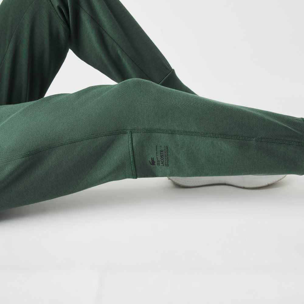 Green Lacoste Cotton Jersey Trackpants | BSQUAP-872