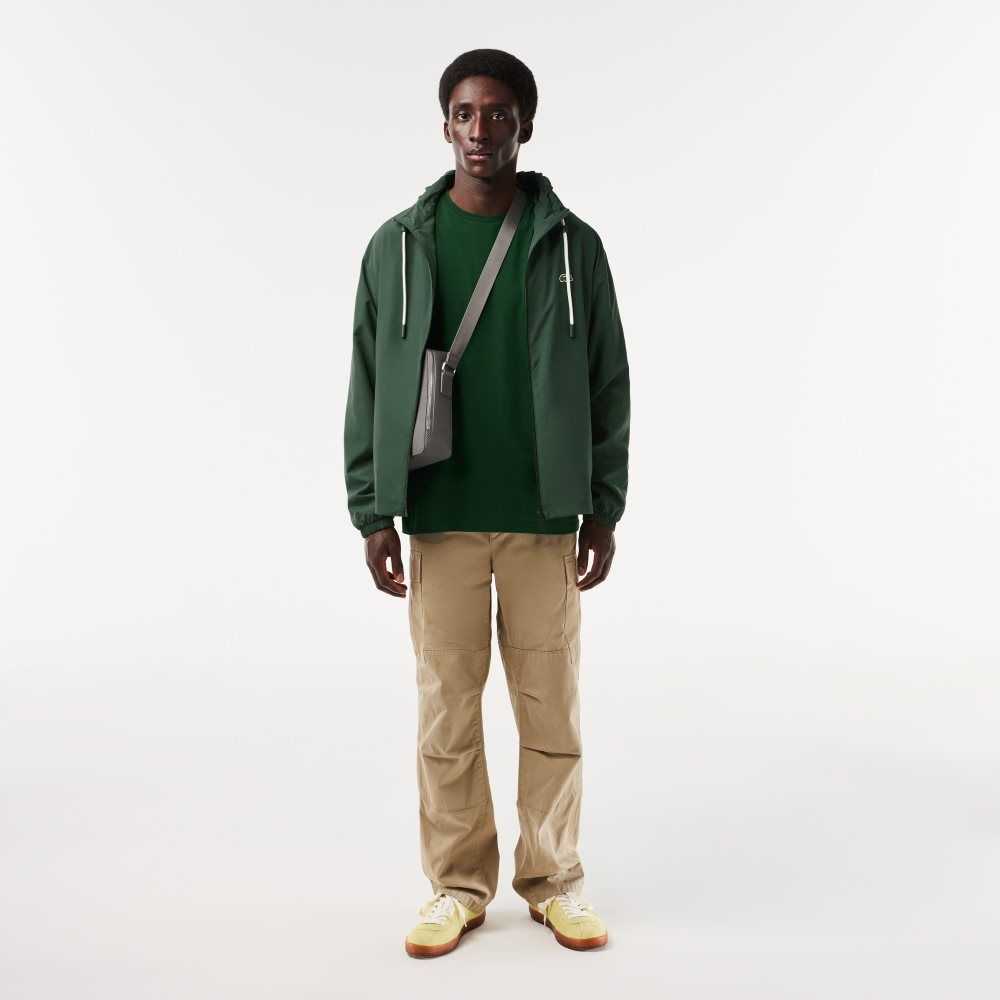 Green Lacoste Crew Neck Pima Cotton Jersey T-Shirt | WGAYRD-510