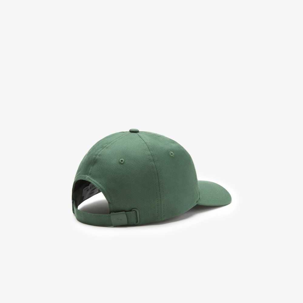 Green Lacoste Crocodile Patch Branded Cap | GMTNDZ-423