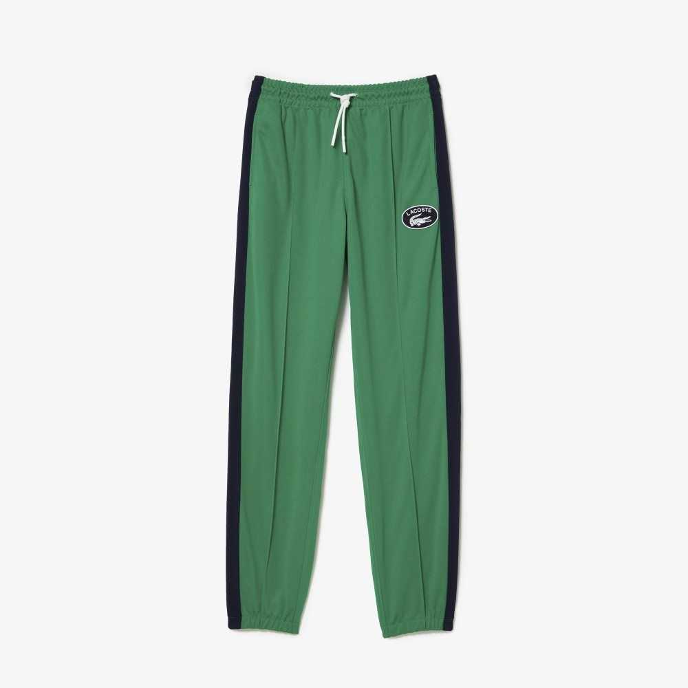 Green Lacoste Mini Pique Trackpants | NPBZLX-862