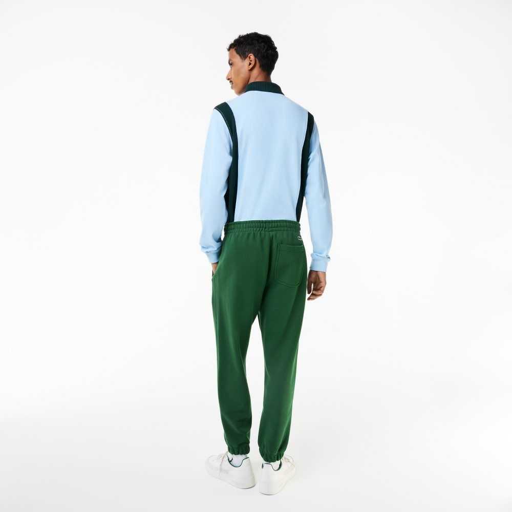 Green Lacoste Organic Cotton Track Pants | LIEFGV-251