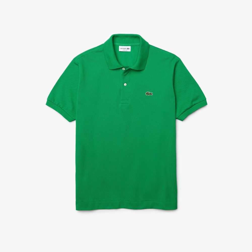 Green Lacoste Original L.12.12 petit pique cotton Polo | YZLBFN-913