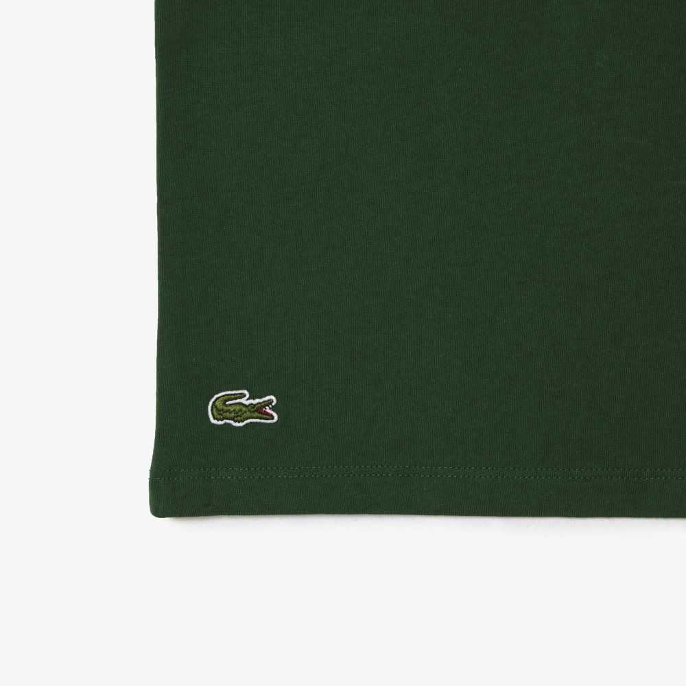 Green Lacoste SPORT Roland Garros Edition Heavy Jersey T-Shirt | GSNURF-648