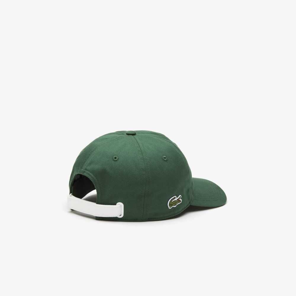 Green Lacoste SPORT Roland Garros Edition Twill Cap | TAPCNB-308