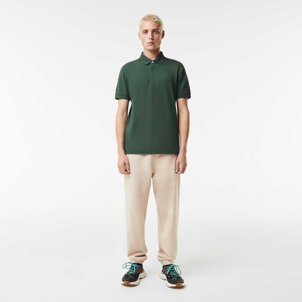 Green Lacoste Smart Paris Polo Stretch Cotton | TGWVRC-347