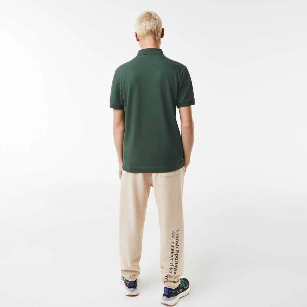 Green Lacoste Smart Paris Polo Stretch Cotton | TGWVRC-347