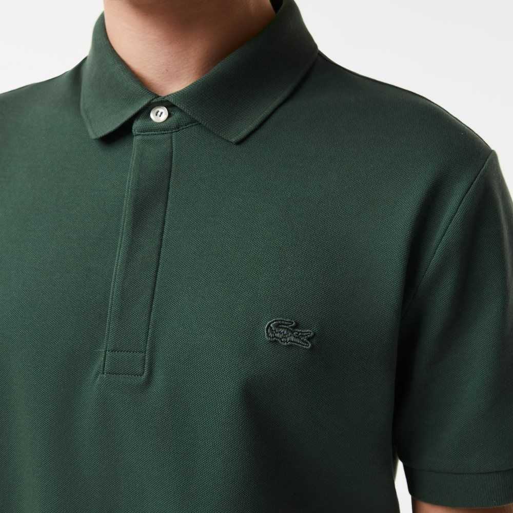 Green Lacoste Smart Paris Polo Stretch Cotton | TGWVRC-347