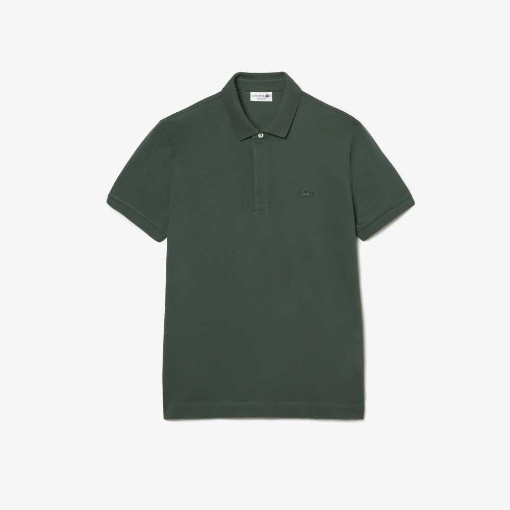 Green Lacoste Smart Paris Polo Stretch Cotton | TGWVRC-347