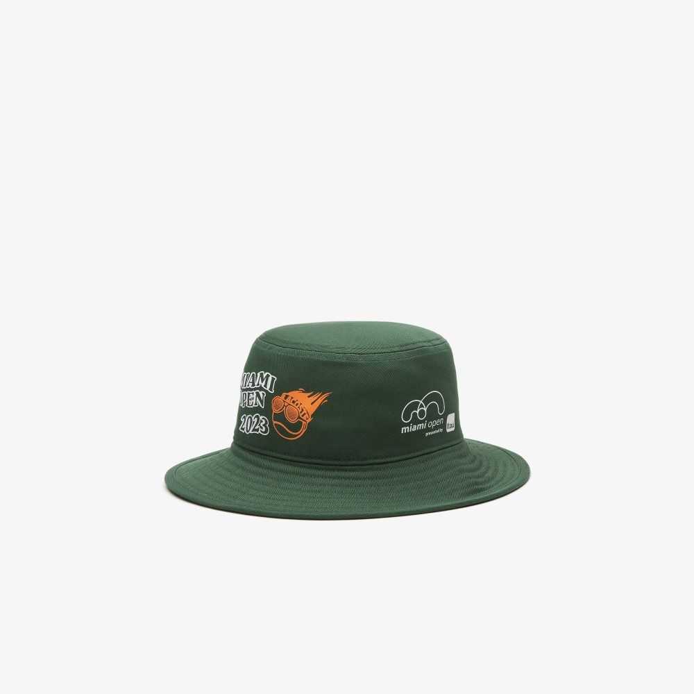 Green Lacoste Sport Miami Open Edition Hat | ZPHKGN-756