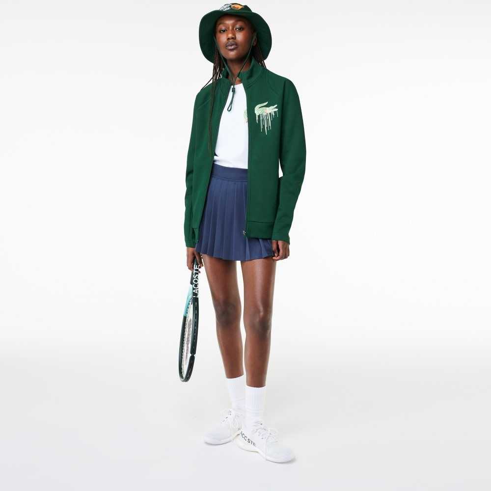 Green Lacoste Sport Miami Open Edition Sweatshirt | ZXPMBR-046