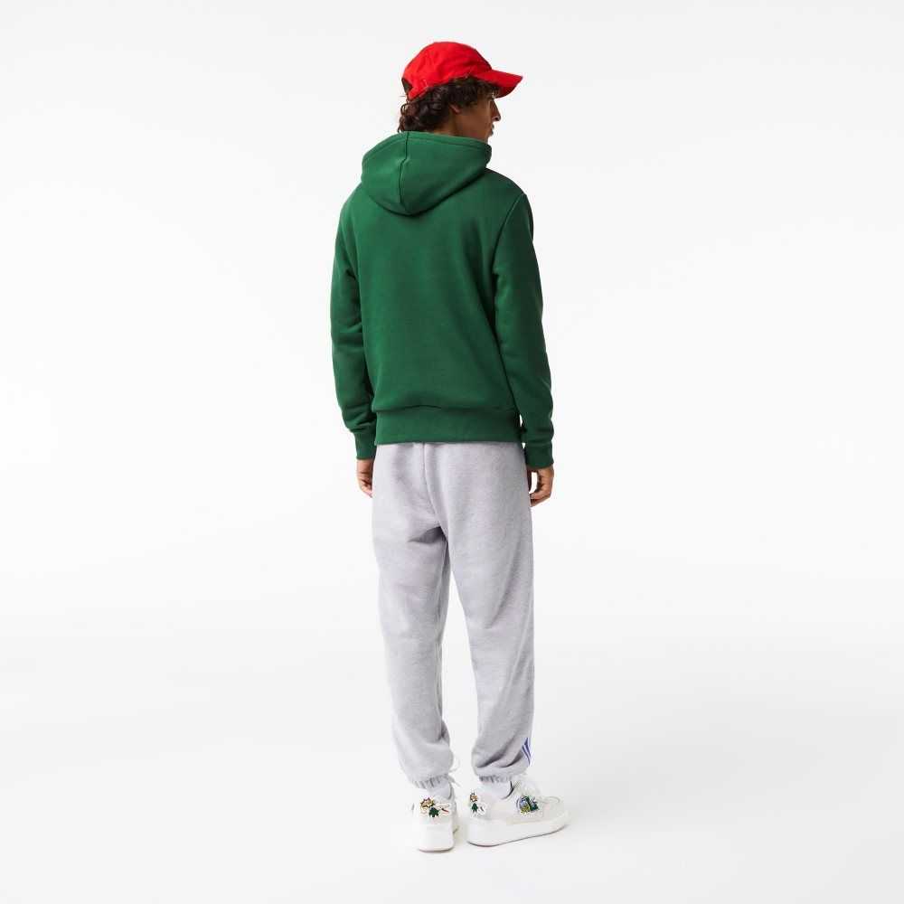 Grey Chine Lacoste Branded Band Trackpants | HRYEMW-829