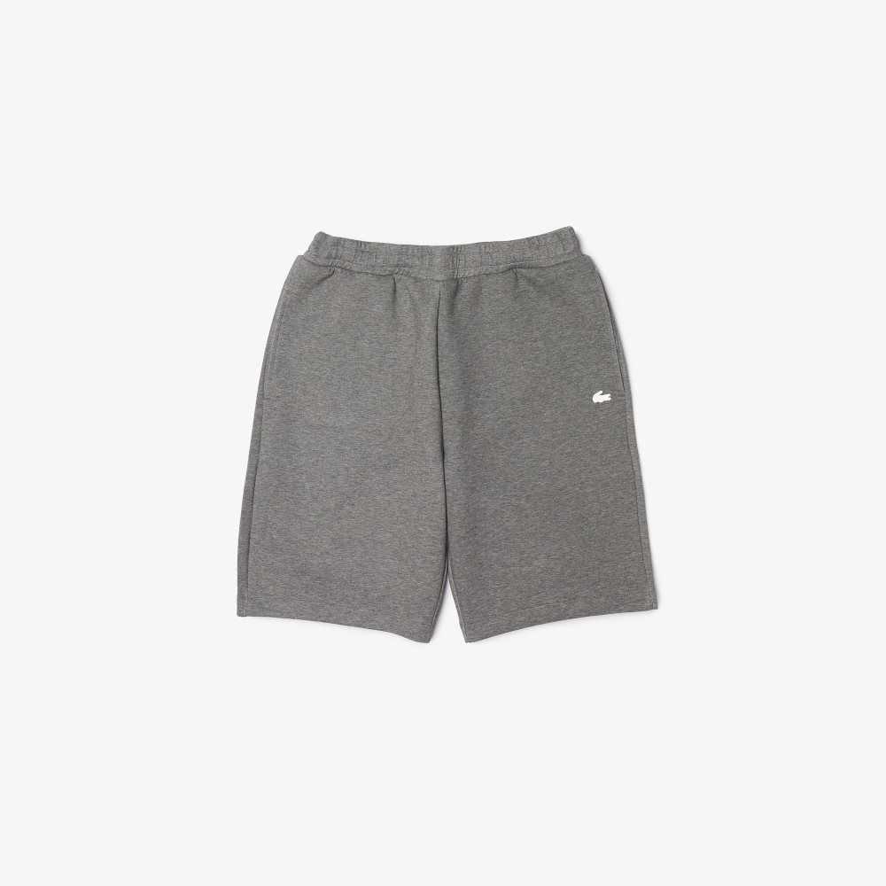 Grey Chine Lacoste Cotton Blend Bermuda Shorts | KAYJOD-029