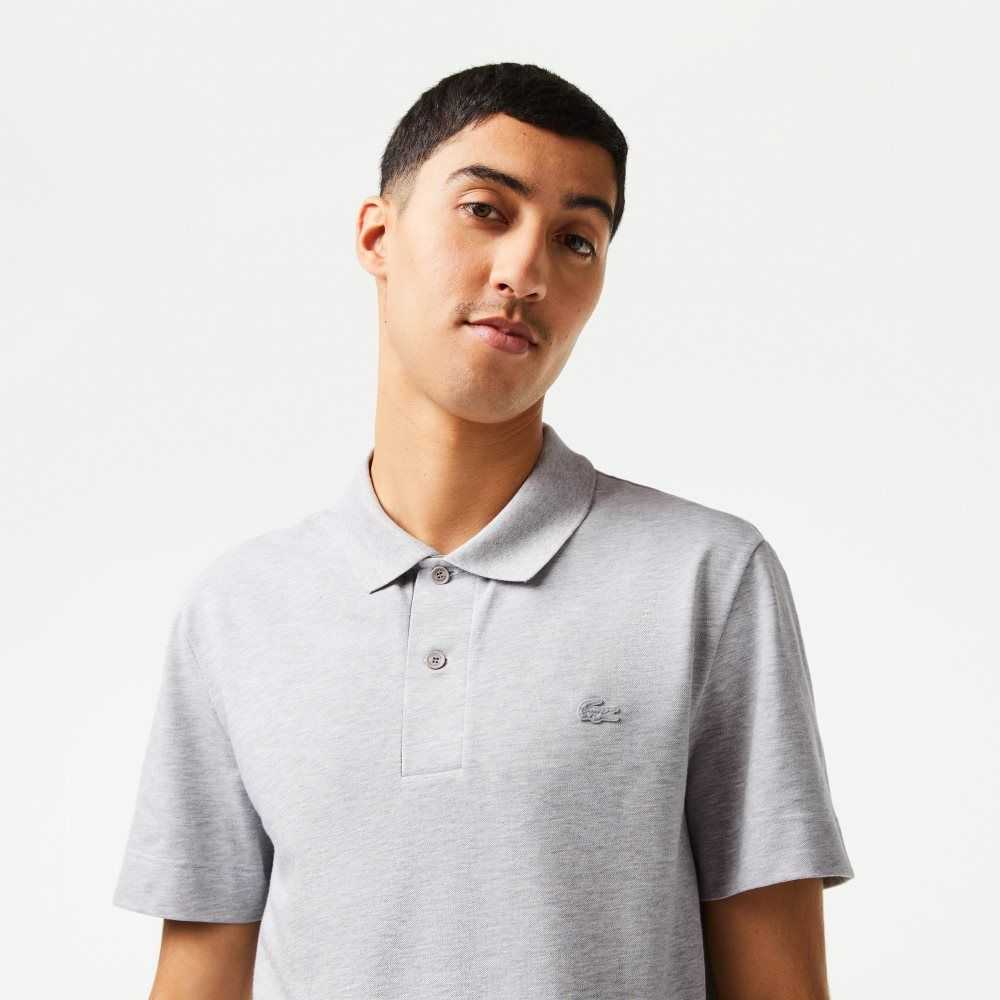 Grey Chine Lacoste Movement Ultra Light Pique Polo | WZYJKV-495