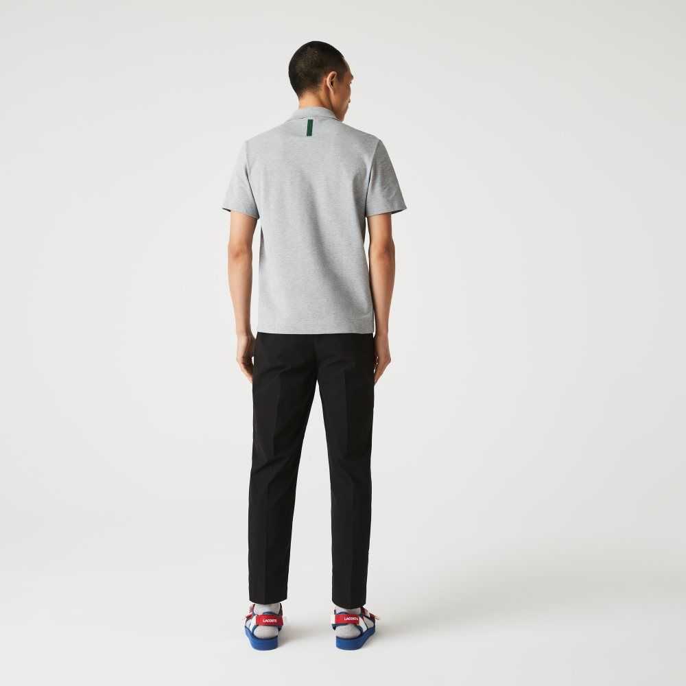 Grey Chine Lacoste Movement Ultra Light Pique Polo | YGFERK-735