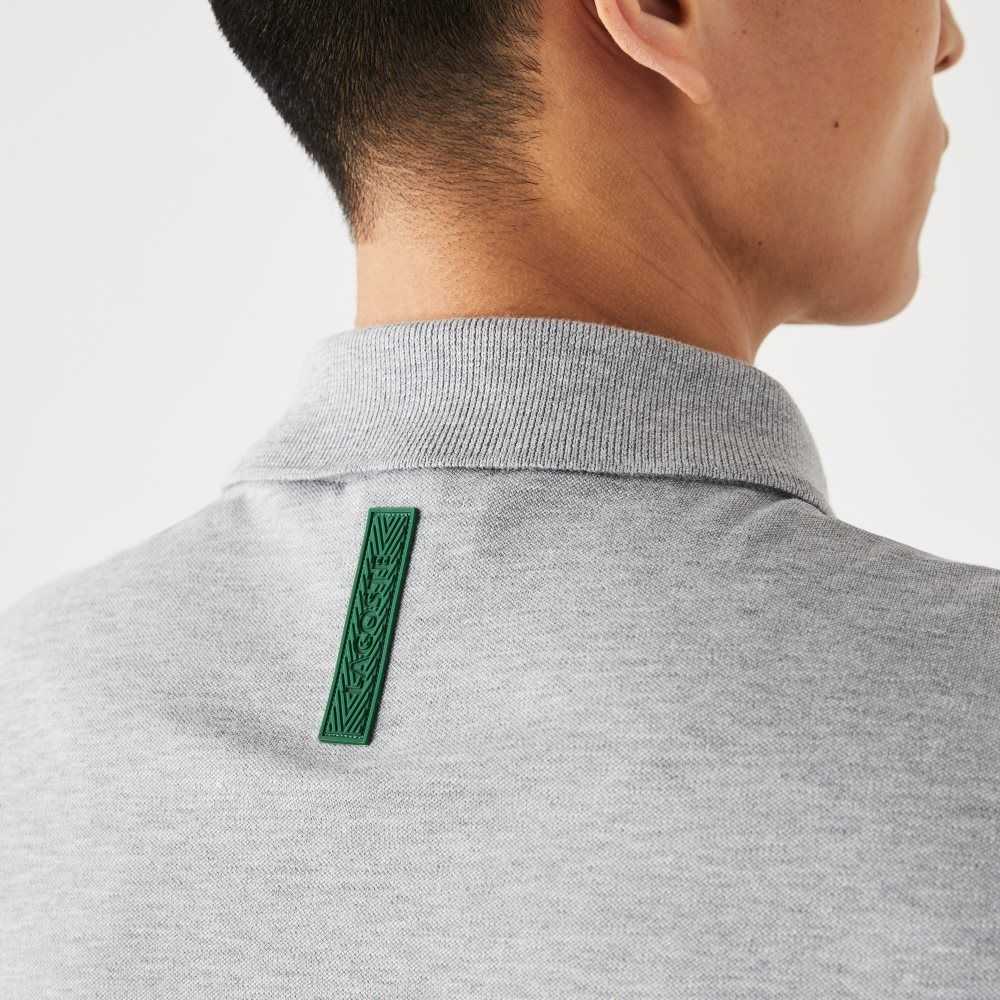 Grey Chine Lacoste Movement Ultra Light Pique Polo | YGFERK-735