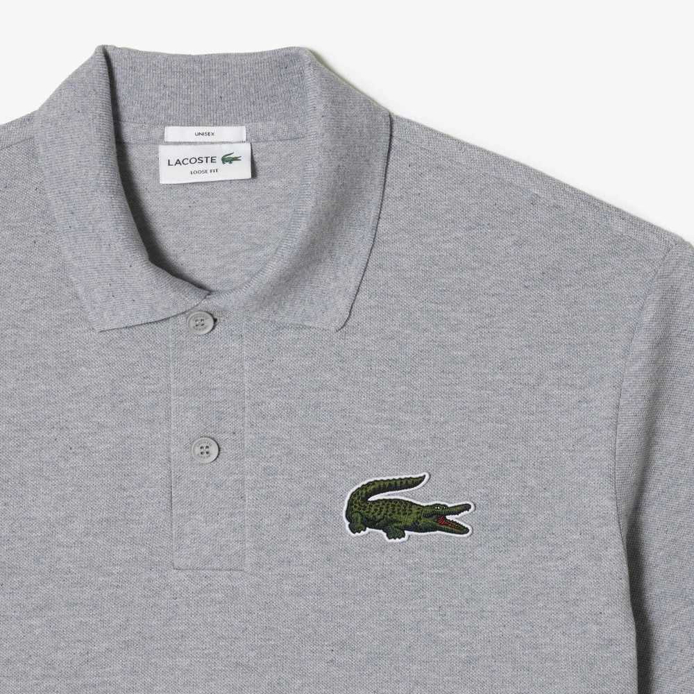 Grey Chine Lacoste Original L.12.12 Loose fit 80's crocodile Polo | DVEGWZ-672