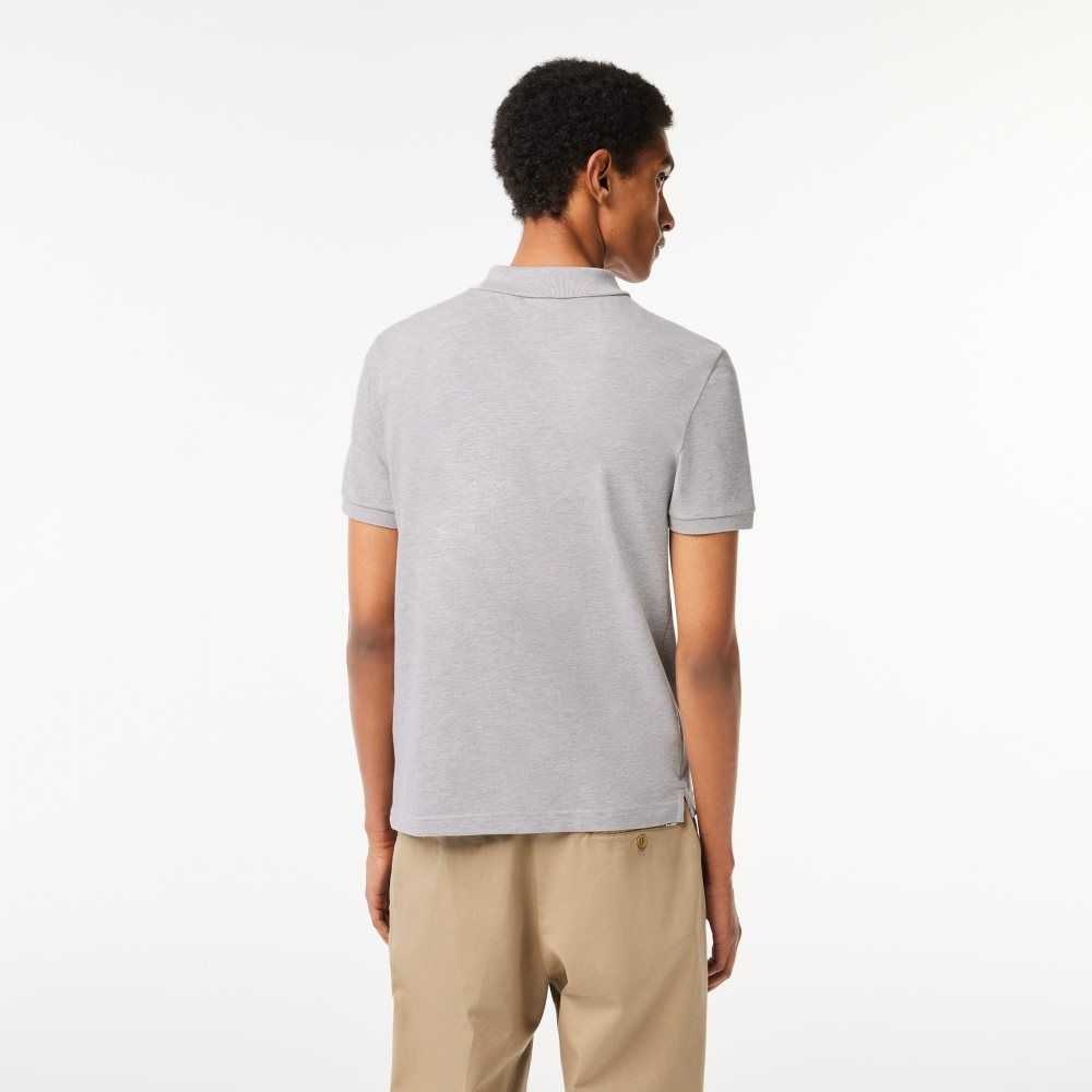 Grey Chine Lacoste Original L.12.12 Slim Fit Petit Pique Cotton Polo | RNVEYO-857