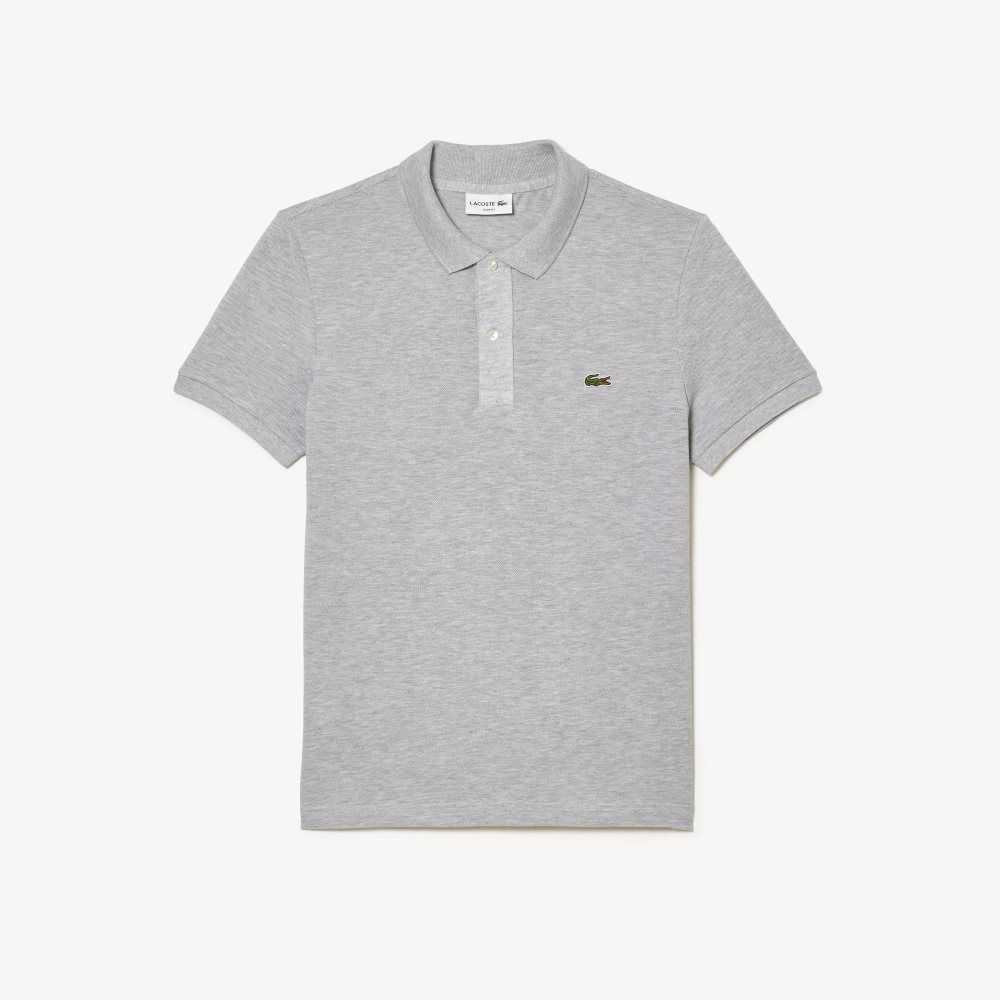 Grey Chine Lacoste Original L.12.12 Slim Fit Petit Pique Cotton Polo | RNVEYO-857