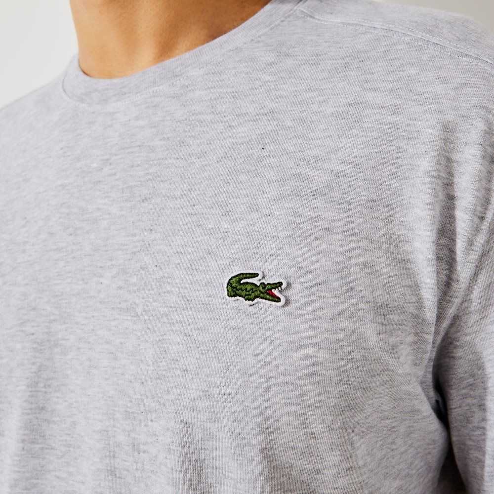 Grey Chine Lacoste SPORT Breathable T-Shirt | REQZOK-319