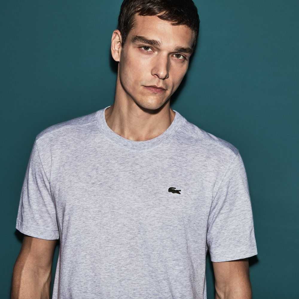 Grey Chine Lacoste SPORT Breathable T-Shirt | REQZOK-319