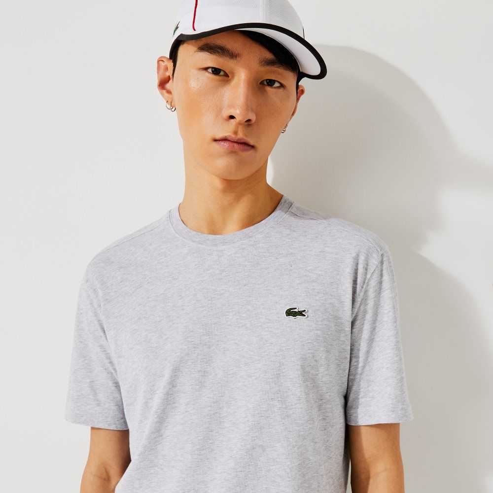 Grey Chine Lacoste SPORT Breathable T-Shirt | REQZOK-319