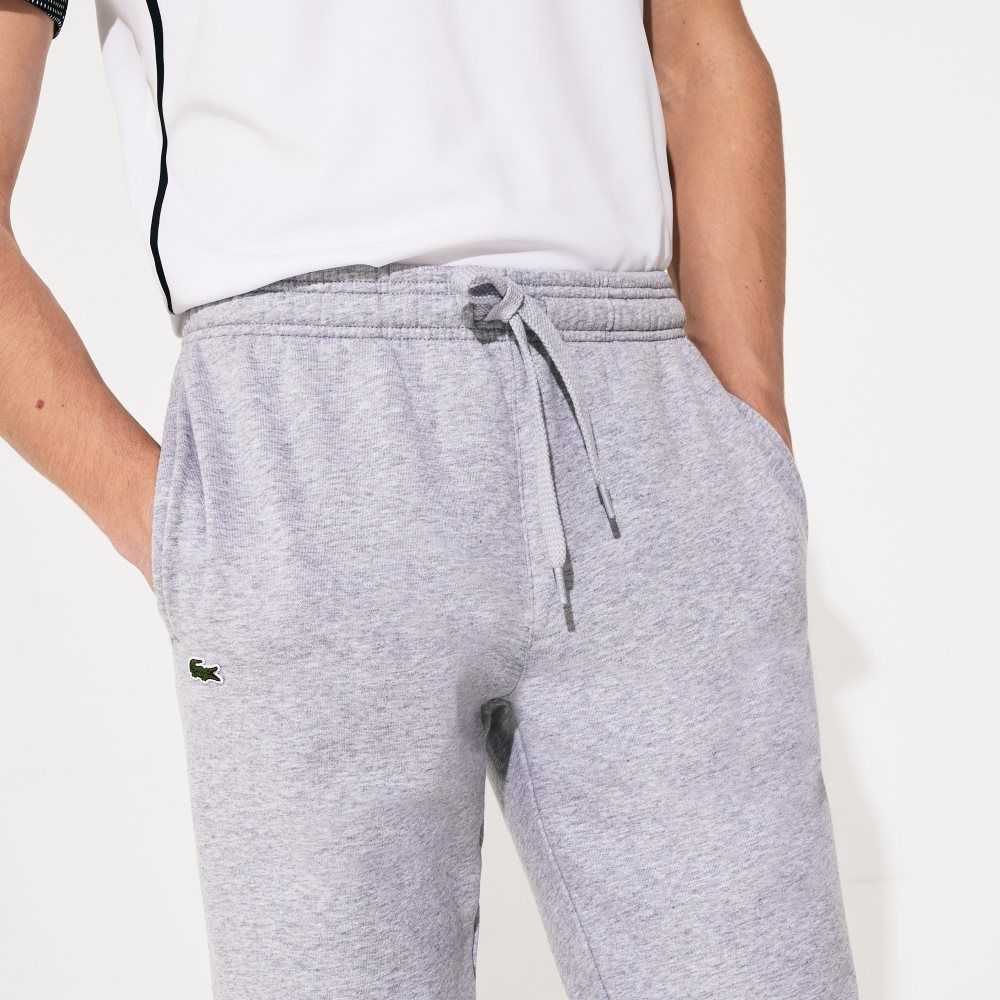 Grey Chine Lacoste SPORT Fleece Tennis Sweatpants | LBDVYO-164