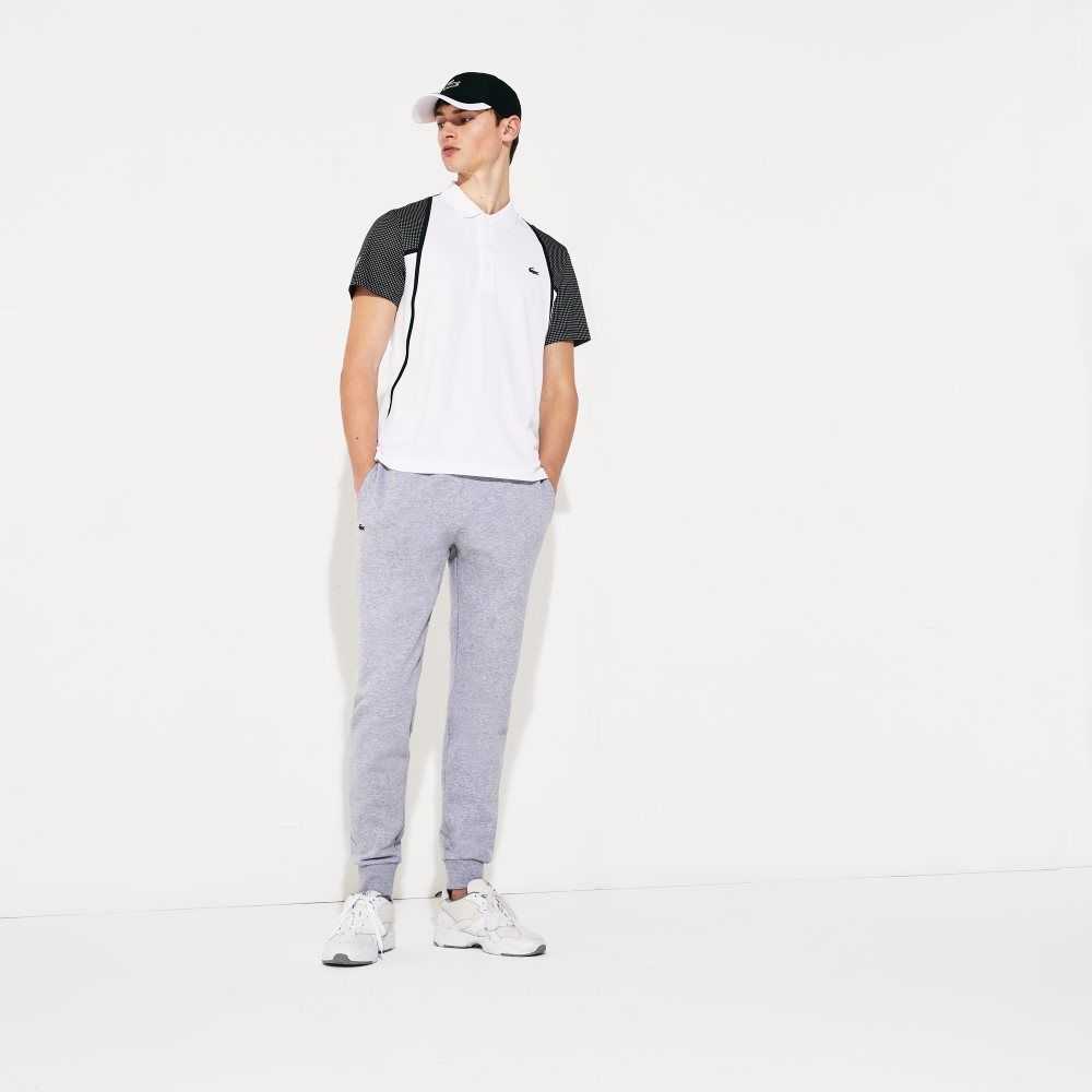 Grey Chine Lacoste SPORT Fleece Tennis Sweatpants | LBDVYO-164