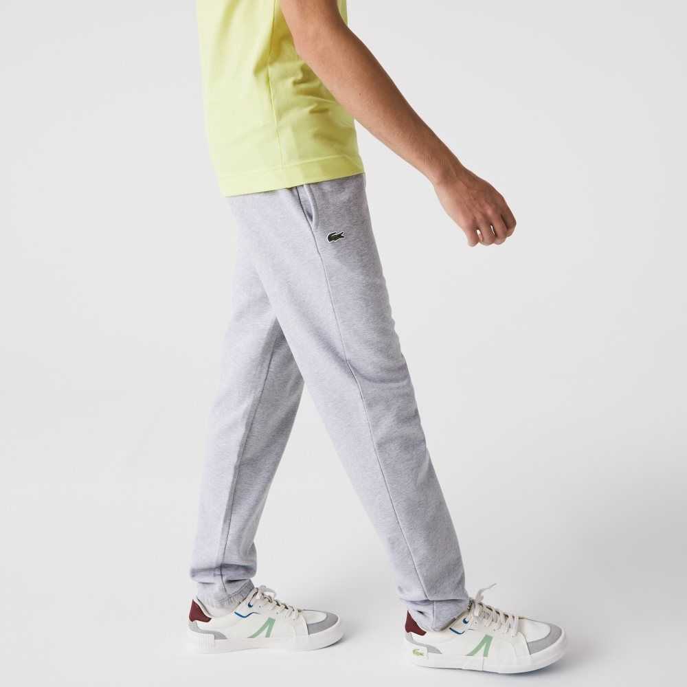 Grey Chine Lacoste SPORT Tennis Fleece Trackpants | UOVSLK-468