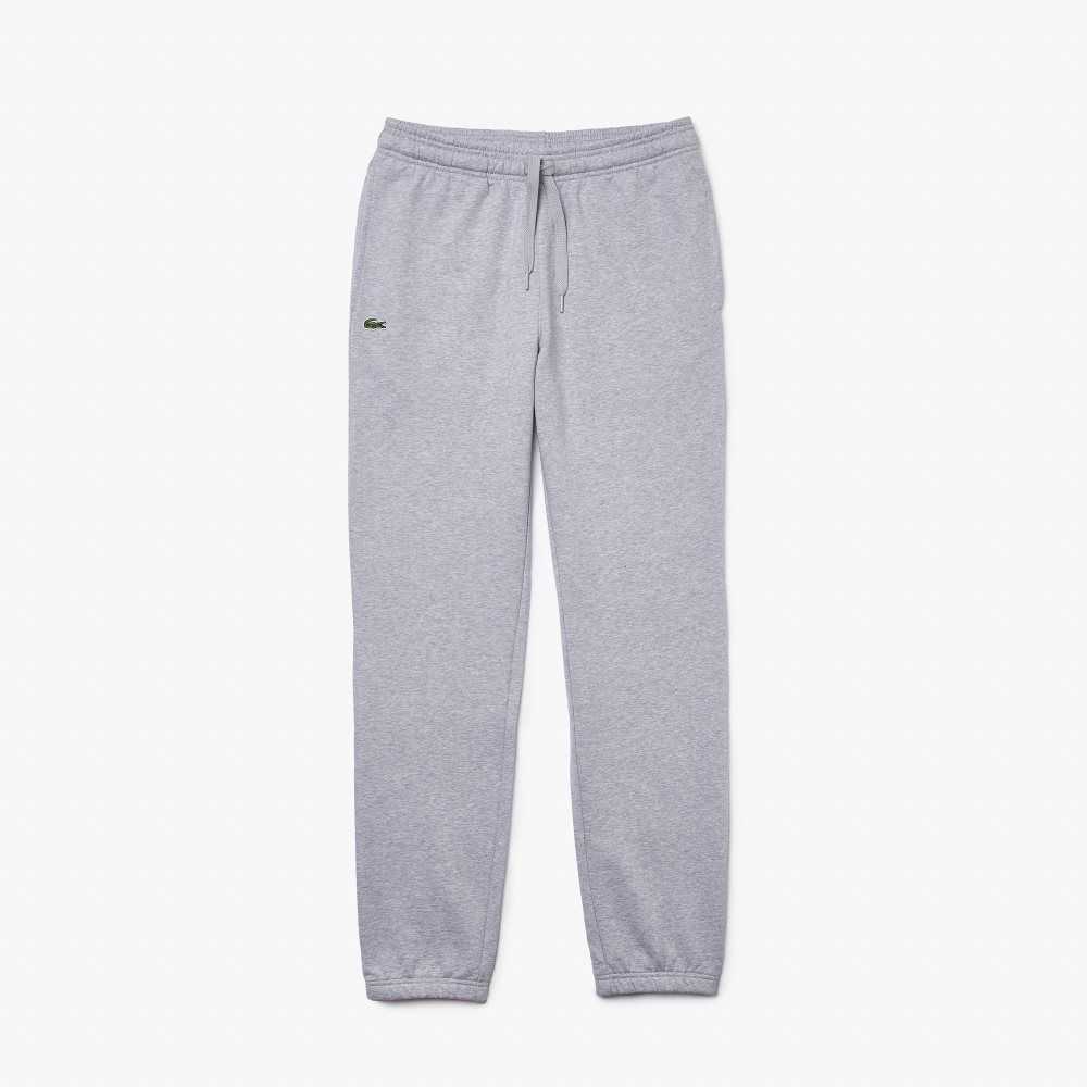 Grey Chine Lacoste SPORT Tennis Fleece Trackpants | UOVSLK-468