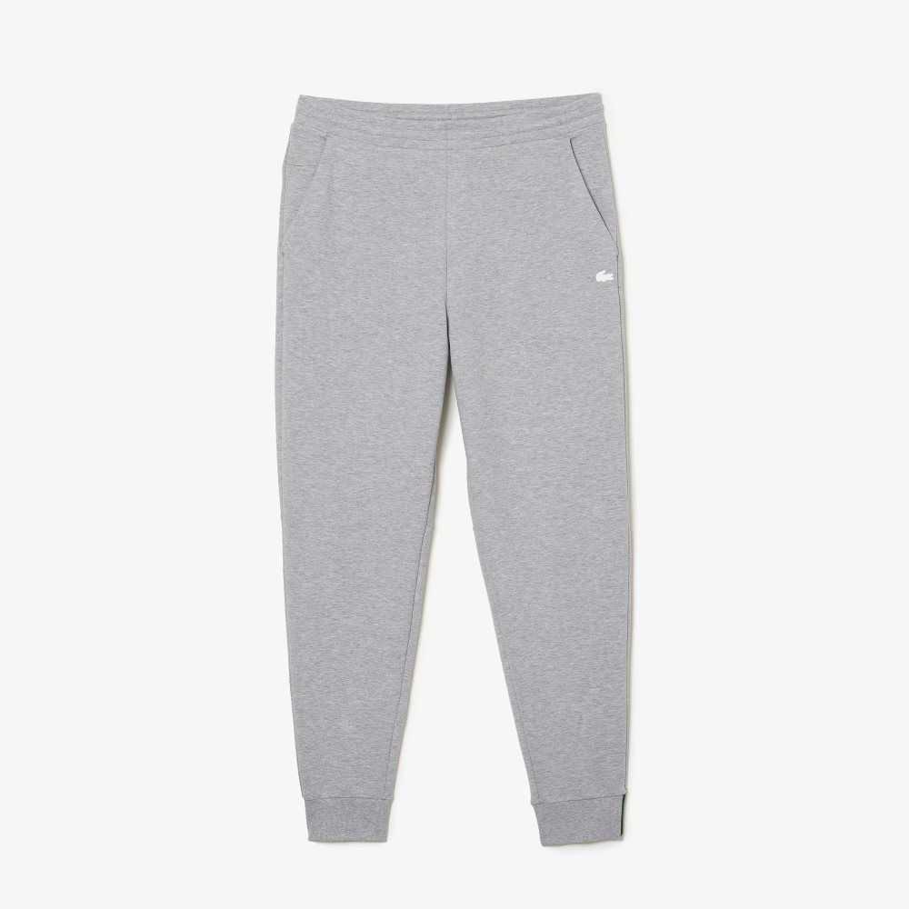 Grey Chine Lacoste Slim Fit Heathered Cotton Blend Tracksuit Pants | FSVXBM-684