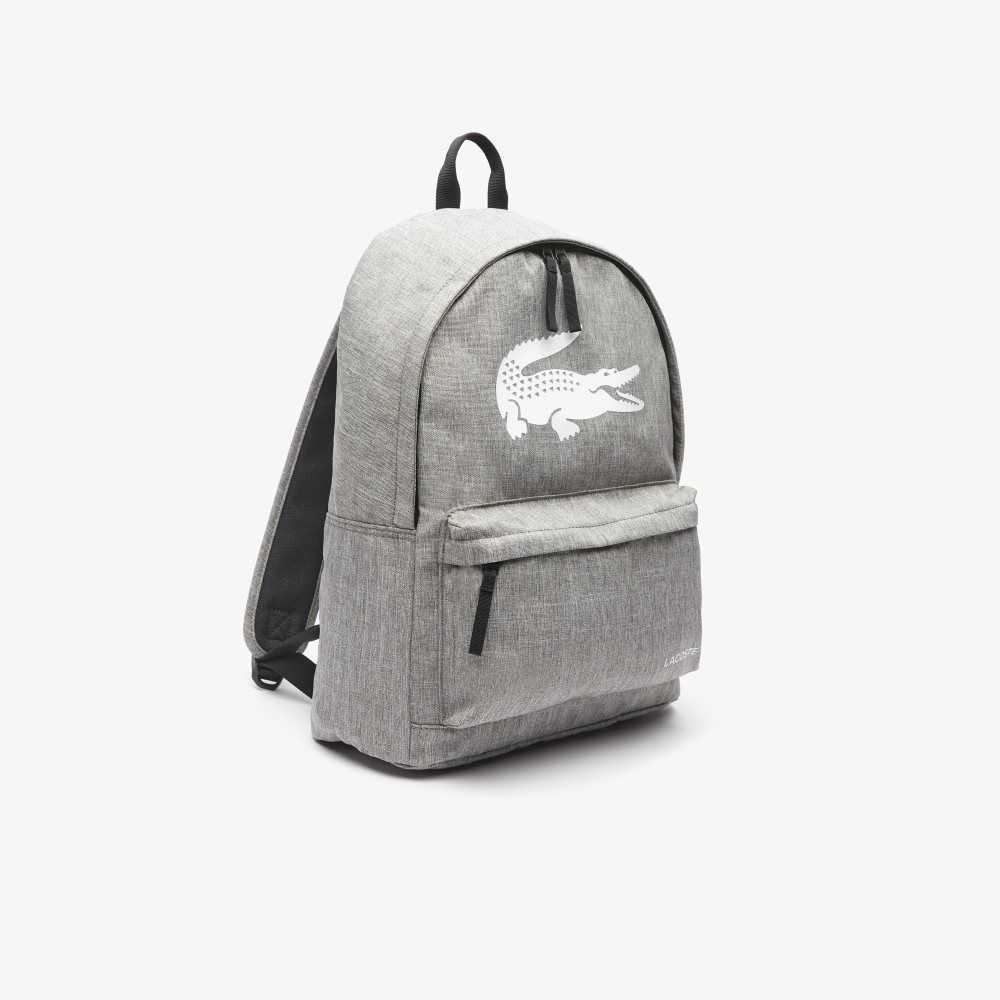 Gris Chine Lacoste Backpack with Laptop Pocket | EJAXFU-465