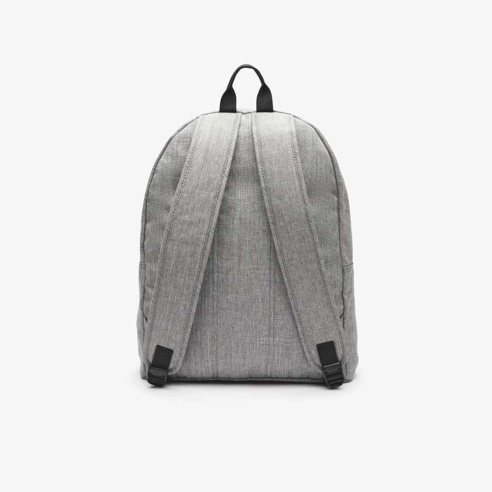 Gris Chine Lacoste Backpack with Laptop Pocket | EJAXFU-465