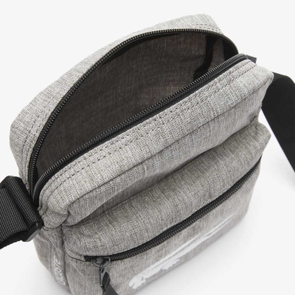 Gris Chine Lacoste Recycled Fiber Shoulder Bag | FUEGMD-630