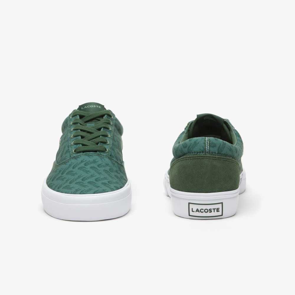 Grn/Grn Lacoste Jump Serve Lace Tonal Sneakers | OXVJEU-247