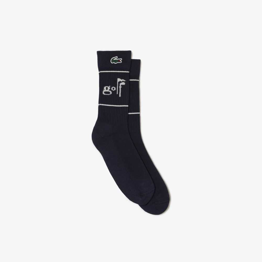 Hhw Lacoste Golf Lettering Socks | AVLQIO-149