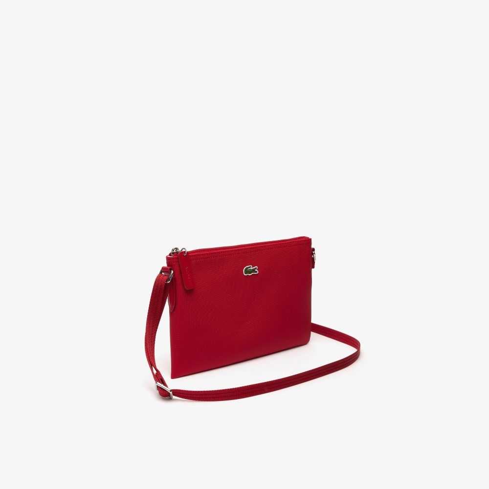 High Risk Red Lacoste L.12.12 Concept Flat Crossover Bag | CGPRES-219