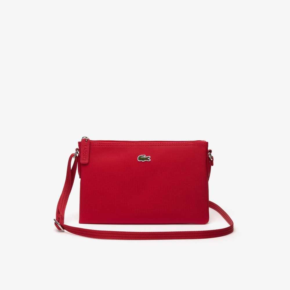 High Risk Red Lacoste L.12.12 Concept Flat Crossover Bag | CGPRES-219