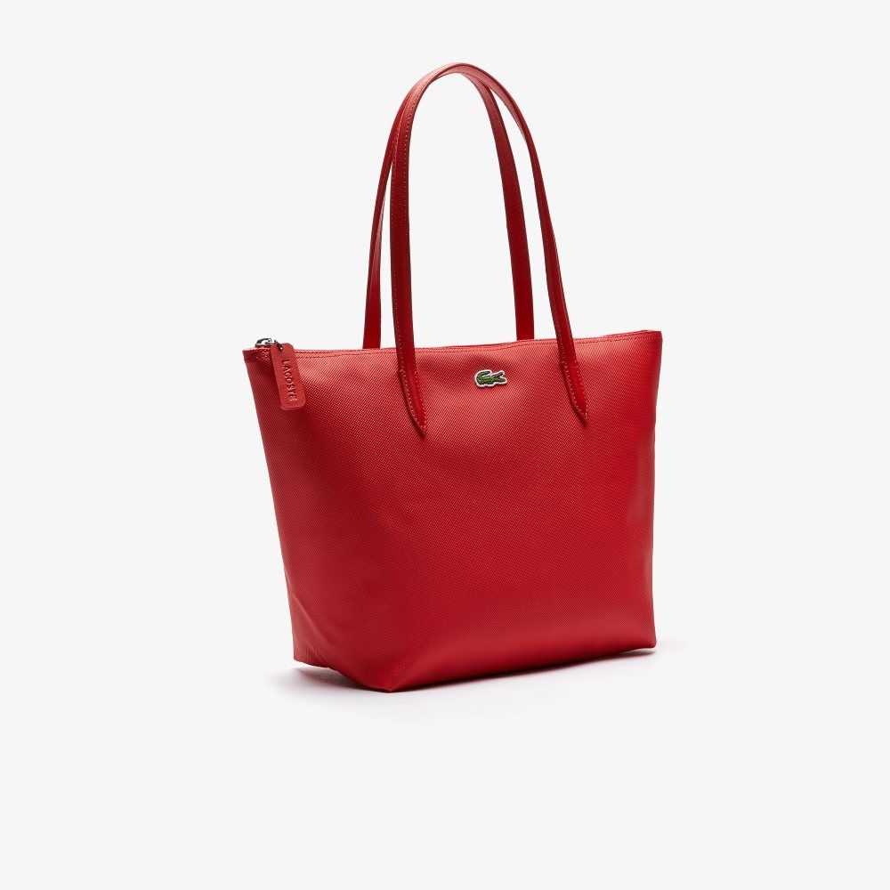 High Risk Red Lacoste L.12.12 Concept Small Zip Tote Bag | SIRMYN-759