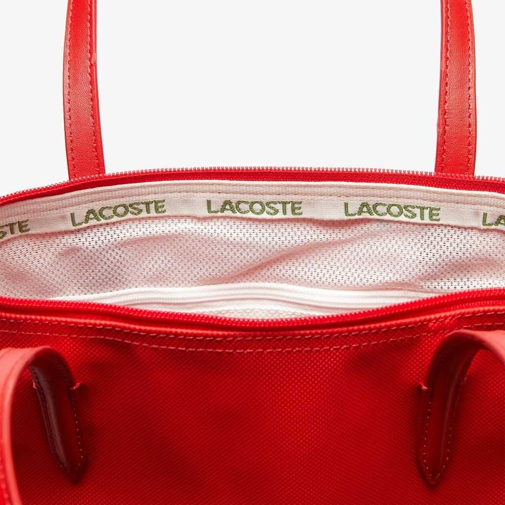 High Risk Red Lacoste L.12.12 Concept Small Zip Tote Bag | SIRMYN-759