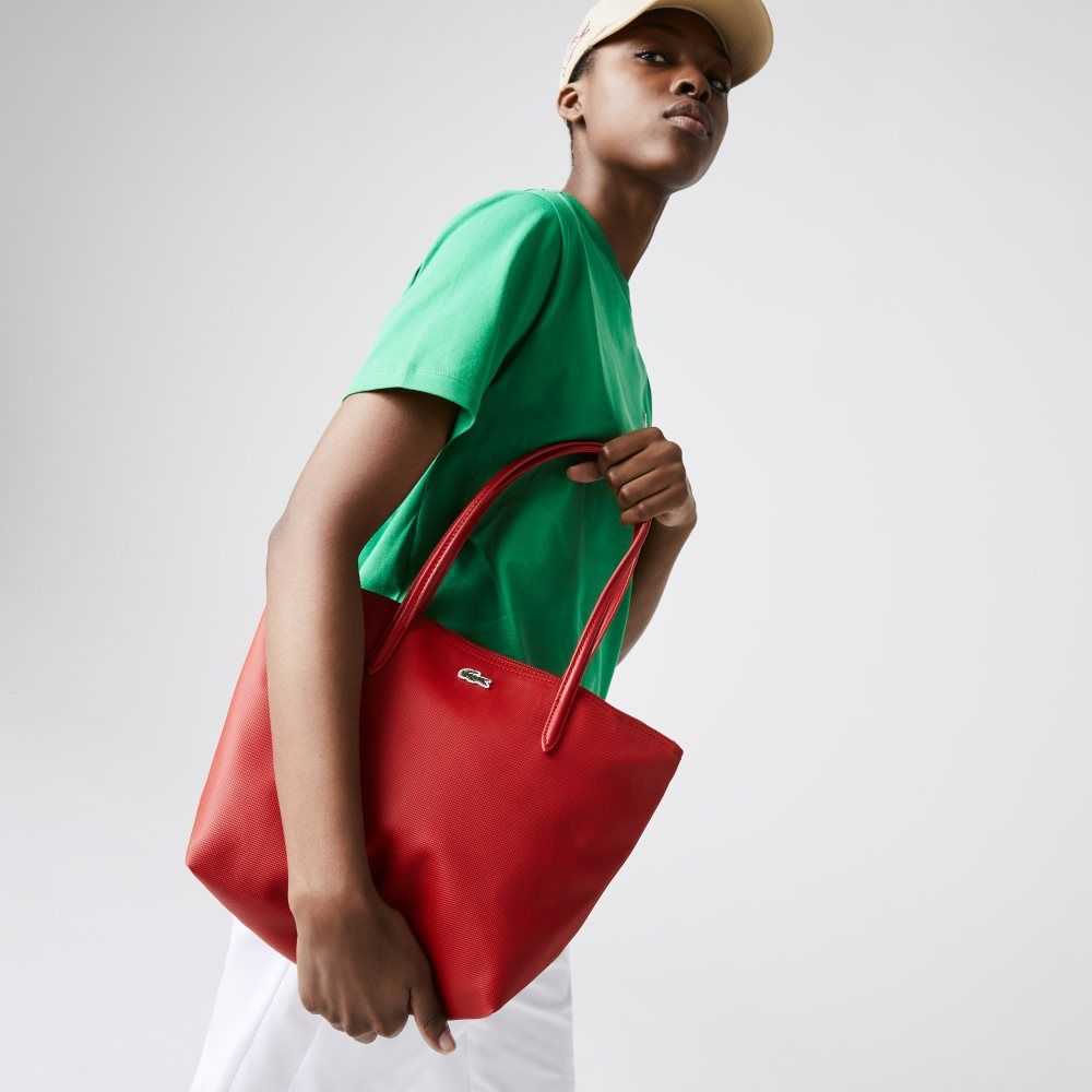 High Risk Red Lacoste L.12.12 Concept Small Zip Tote Bag | SIRMYN-759