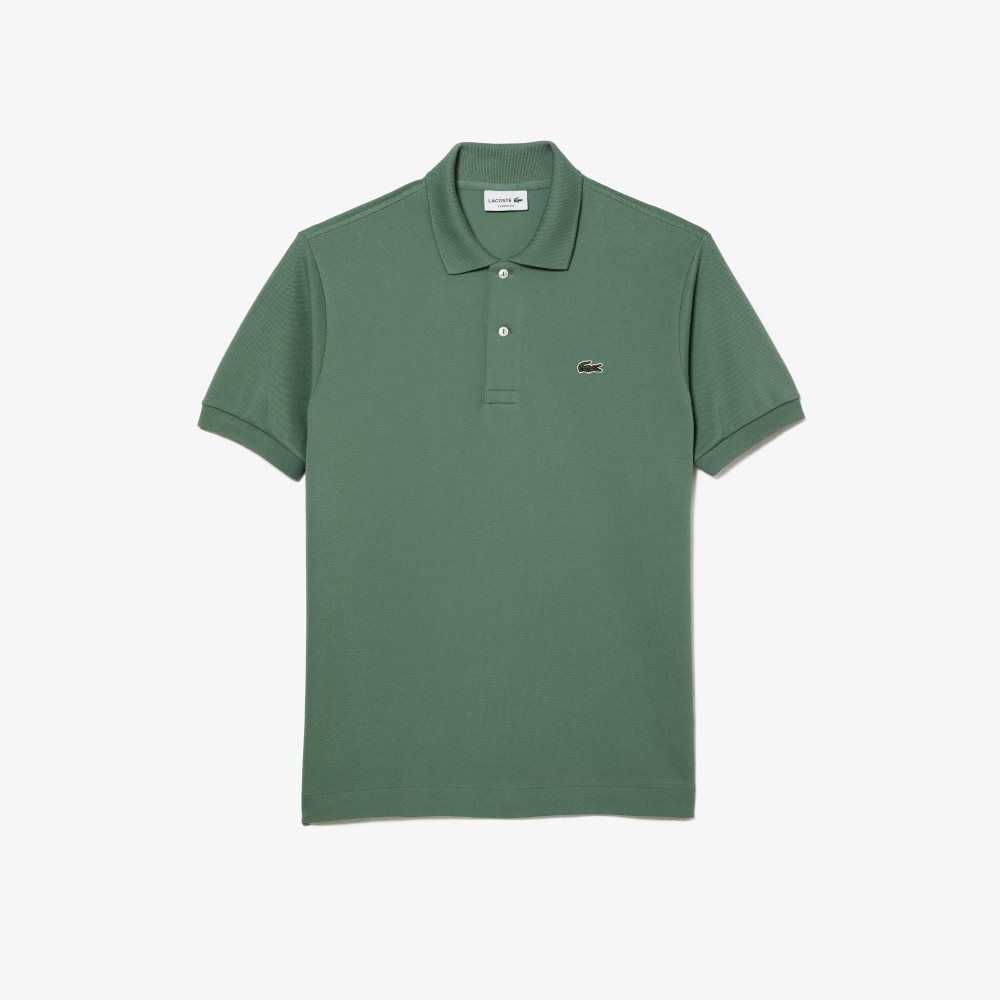 Khaki Green Lacoste Original L.12.12 petit pique cotton Polo | ZAWSFD-748