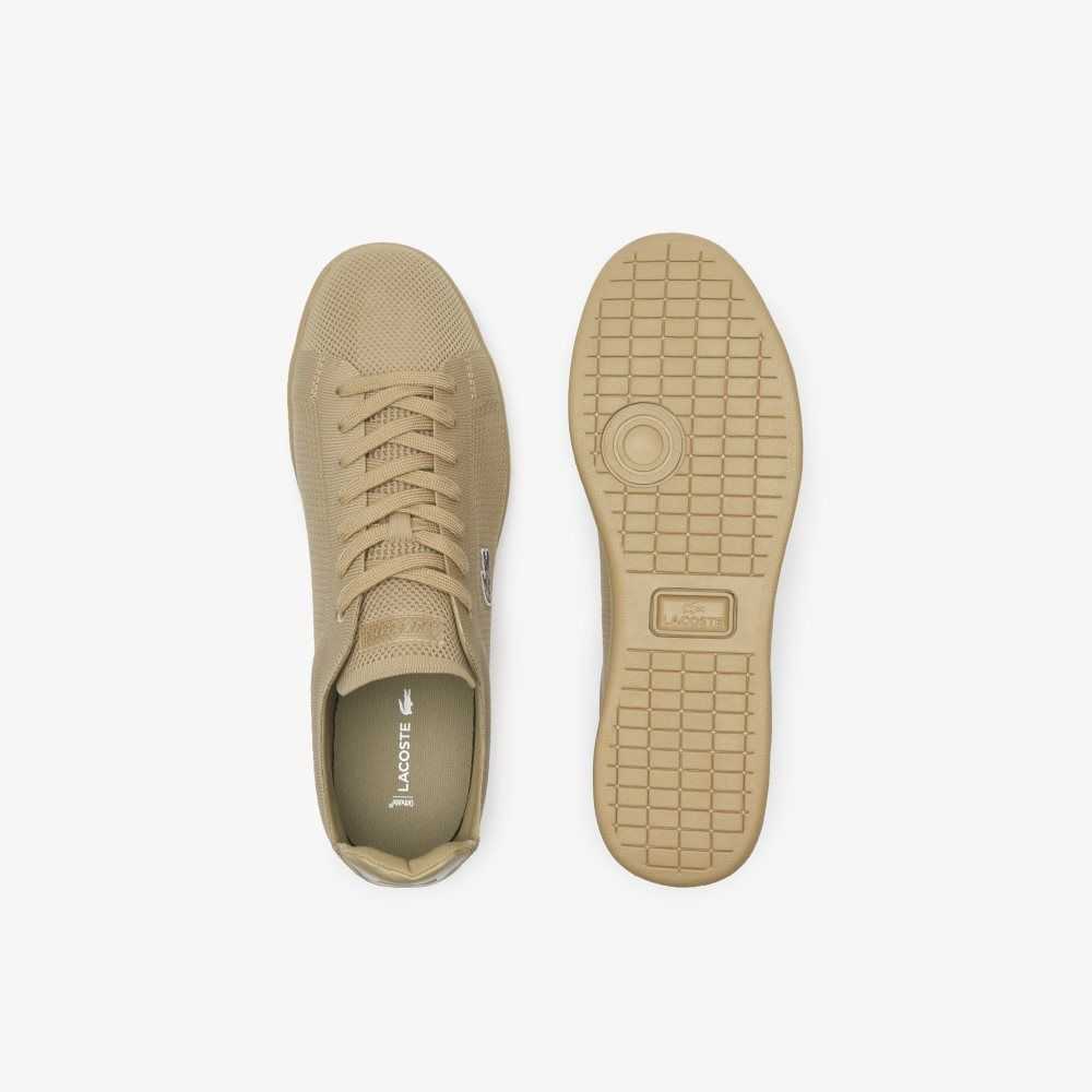 Khaki Lacoste Carnaby Piquee Sneakers | OMXQDY-278