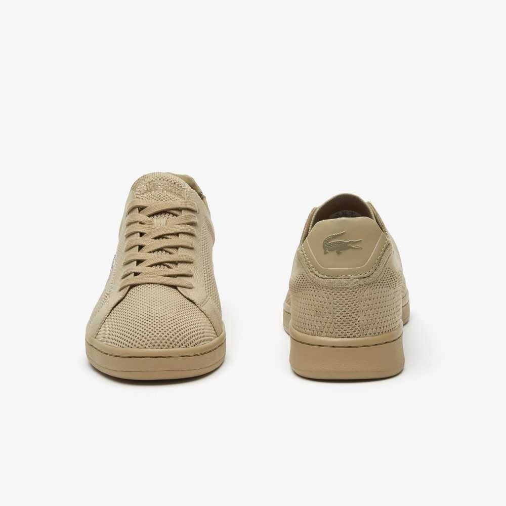 Khaki Lacoste Carnaby Piquee Sneakers | OMXQDY-278