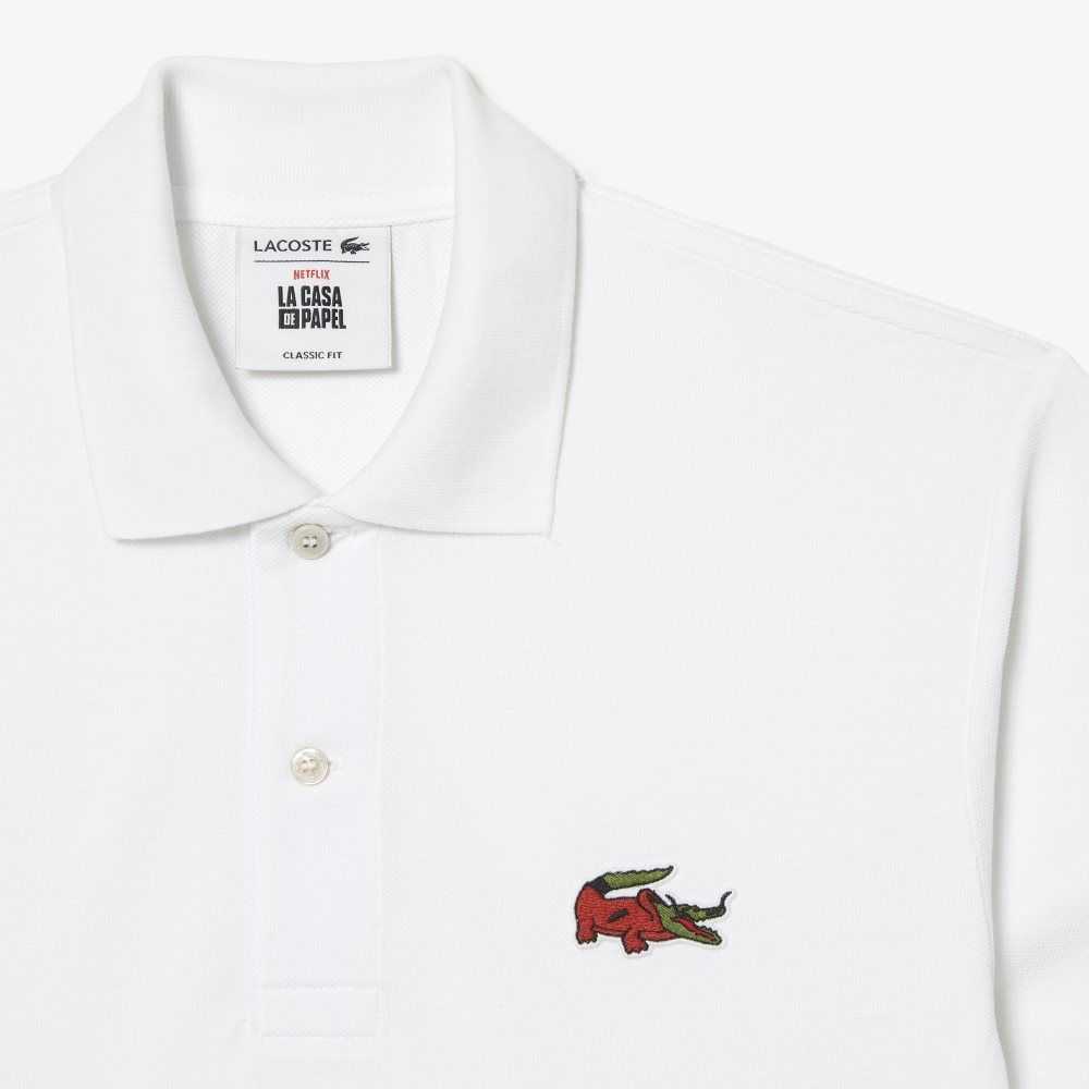 La Casa De Papel Lacoste x Netflix Organic Cotton Polo | DSAPCH-894