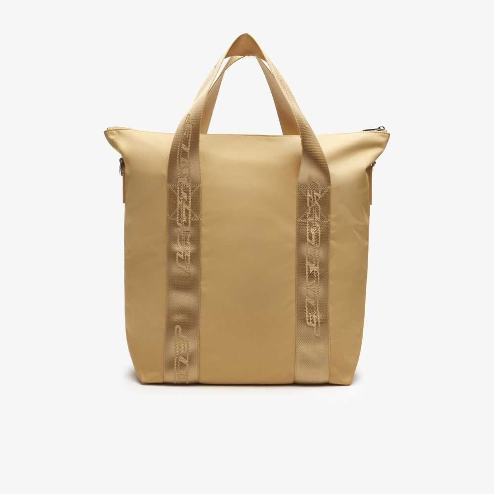 Lark Pastille Lacoste Contrast Branding Tote Bag | RILVKO-130