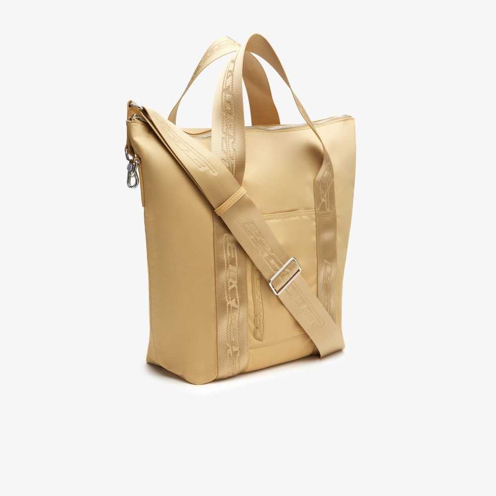 Lark Pastille Lacoste Contrast Branding Tote Bag | RILVKO-130