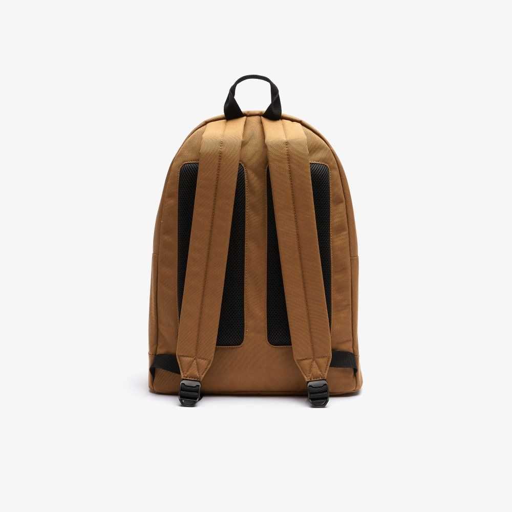 Leafy Lacoste Neocroc Canvas Backpack | OIKTXH-438