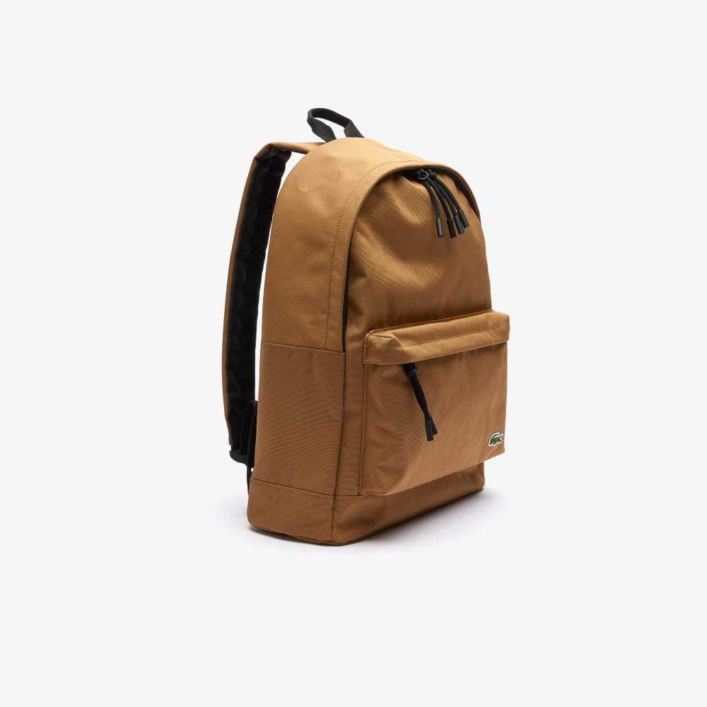 Leafy Lacoste Neocroc Canvas Backpack | OIKTXH-438