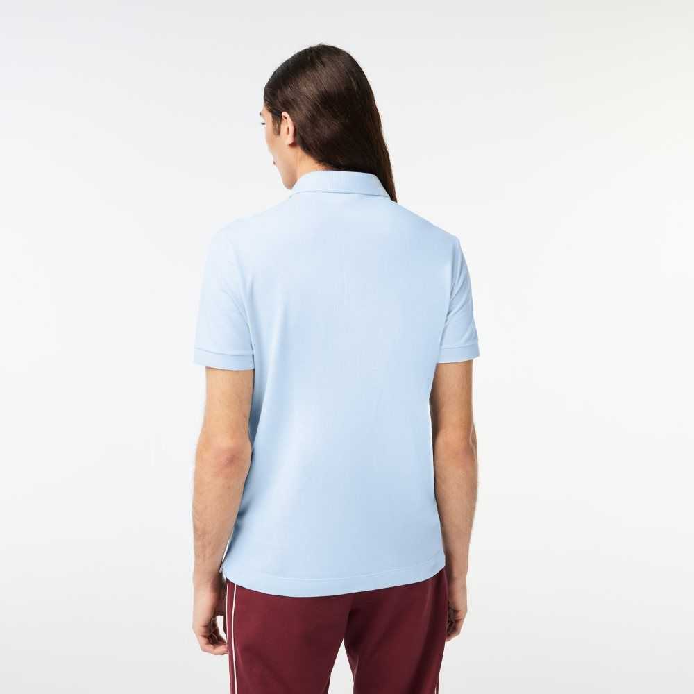 Light Blue Lacoste Smart Paris Polo Stretch Cotton | FRLZMQ-264