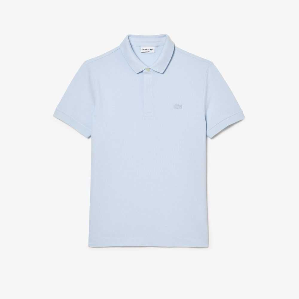 Light Blue Lacoste Smart Paris Polo Stretch Cotton | FRLZMQ-264